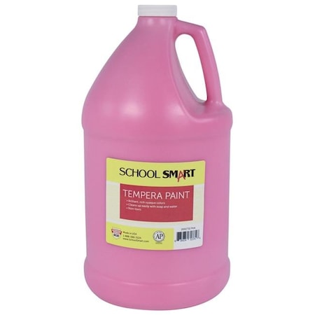School Smart School Smart 2002732 1 gal Tempera Paint; Pink 2002732